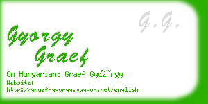 gyorgy graef business card